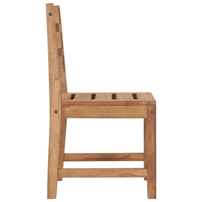 Zahradní Židle 2 Ks Masivní Teakové Dřevo