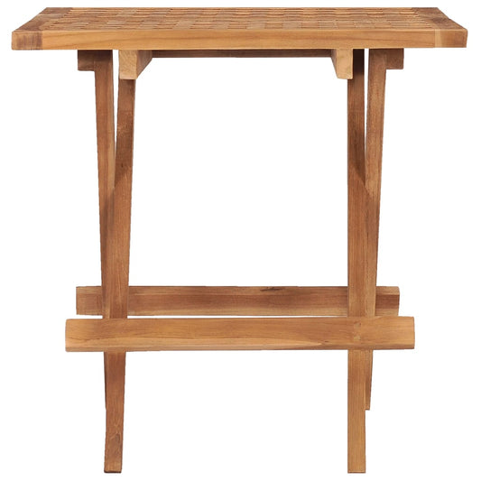 Skládací Zahradní Stolek 50 X 50 X 50 Cm Masivní Teakové Dřevo