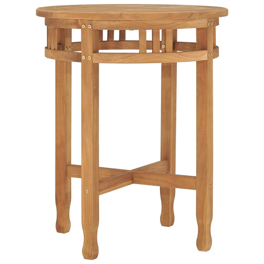 Bistro Stolek Ø 60 X 75,5 Cm Masivní Teakové Dřevo