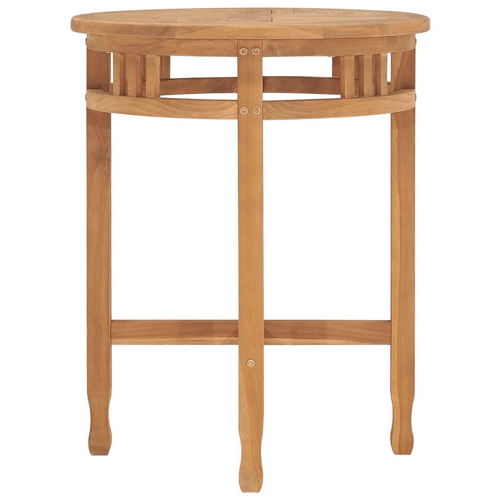 Bistro Stolek Ø 60 X 75,5 Cm Masivní Teakové Dřevo