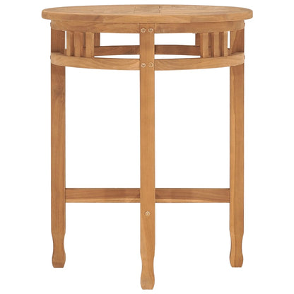 Bistro Stolek Ø 60 X 75,5 Cm Masivní Teakové Dřevo