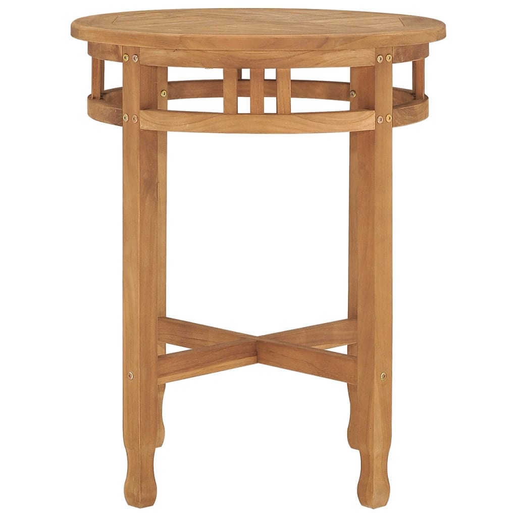 Bistro Stolek Ø 60 X 75,5 Cm Masivní Teakové Dřevo