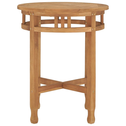 Bistro Stolek Ø 60 X 75,5 Cm Masivní Teakové Dřevo