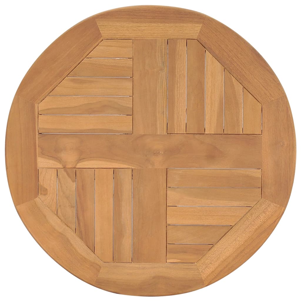 Bistro Stolek Ø 60 X 75,5 Cm Masivní Teakové Dřevo