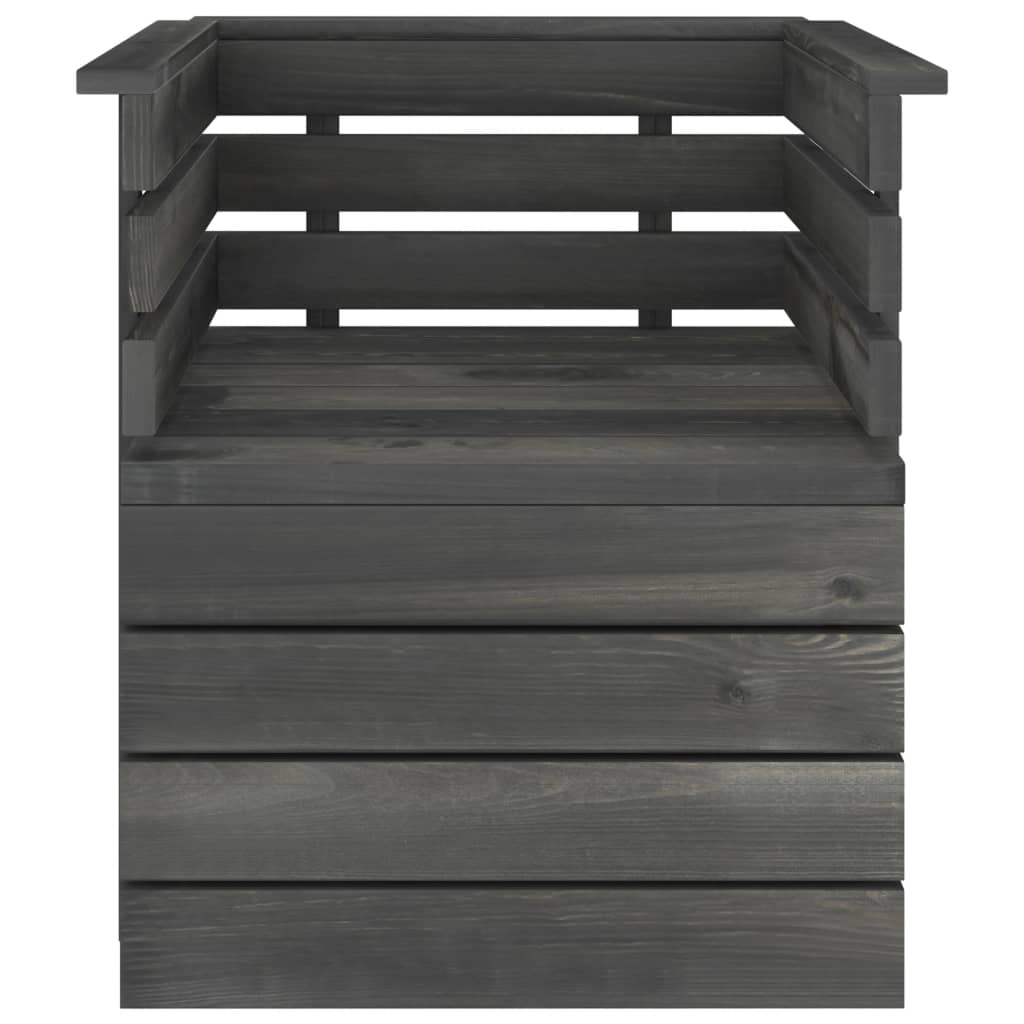 Zahradní Masivní Borovice Tmavě Šedé