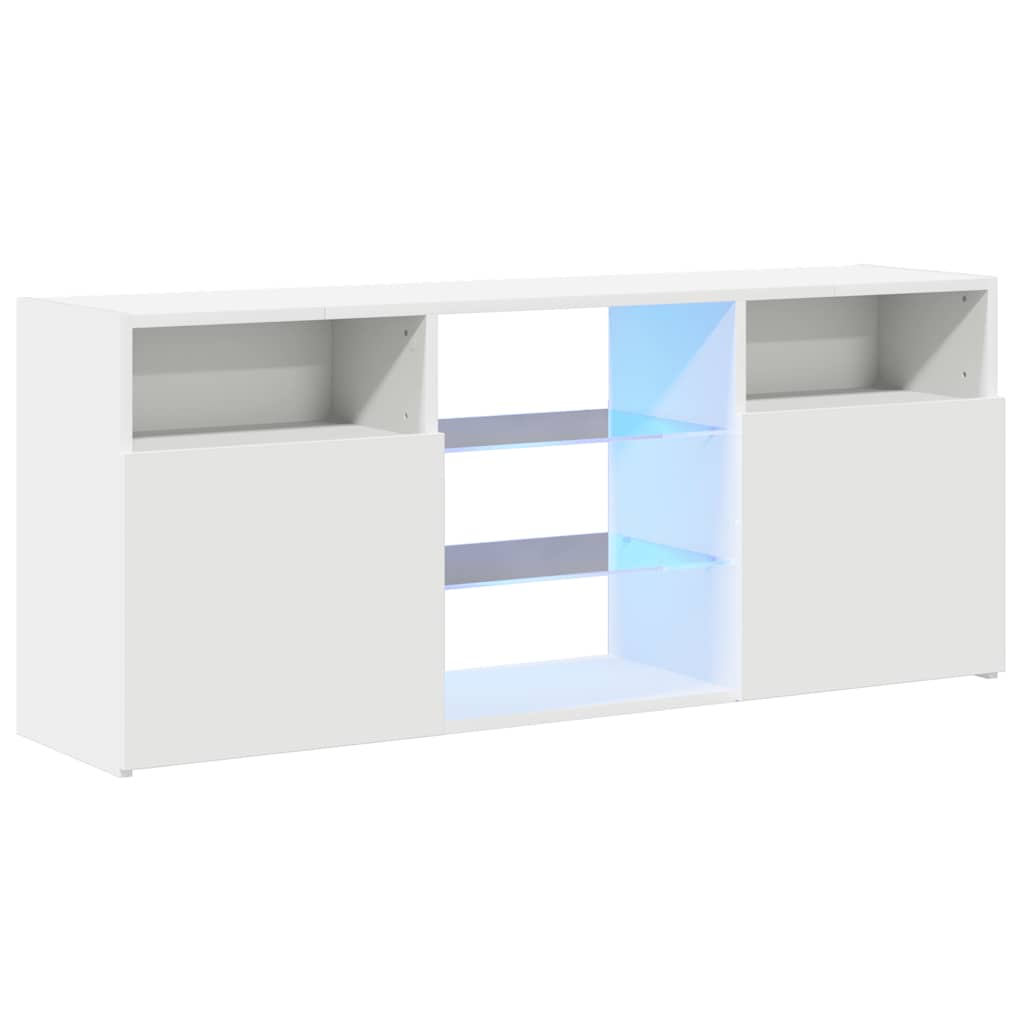 Tv Skříňka S Led Osvětlením 120 X 30 X 50 Cm