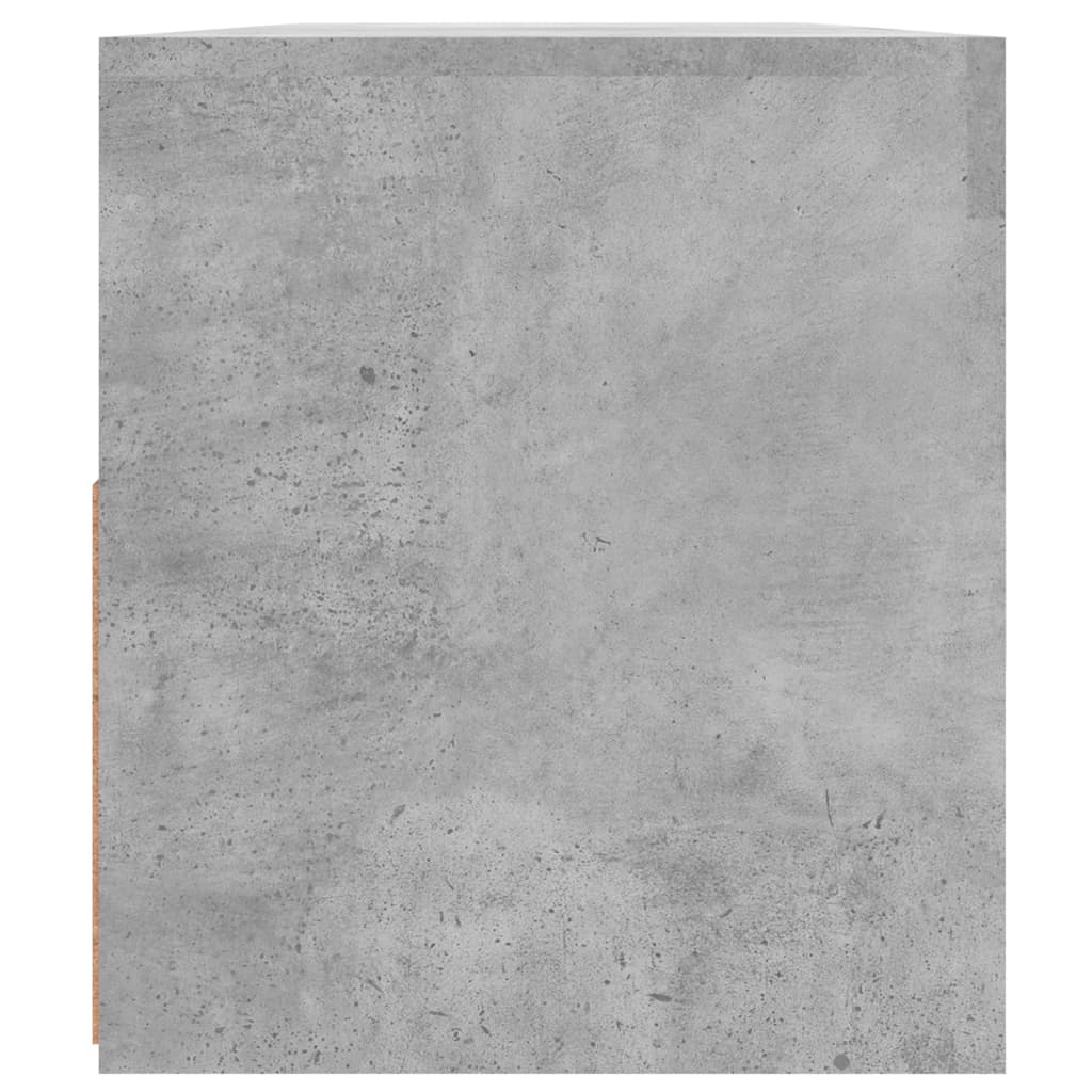 Tv Skříňka S Led Osvětlením Betonově Šedá 90 X 35 X 40 Cm