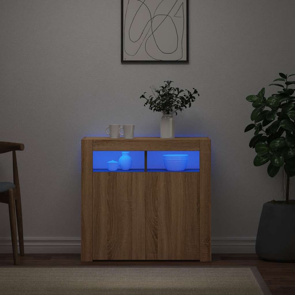 Příborník S Led Osvětlením