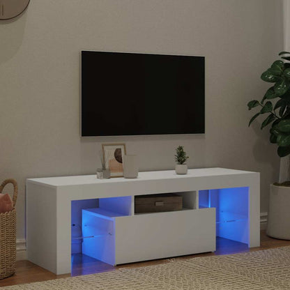 Tv Skříňka S Led Osvětlením Šedá Sonoma 120 X 35 X 40 Cm