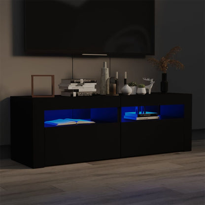 Tv Skříňka S Led Osvětlením 120 X 35 X 40 Cm