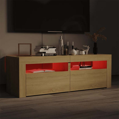 Tv Skříňka S Led Osvětlením 120 X 35 X 40 Cm