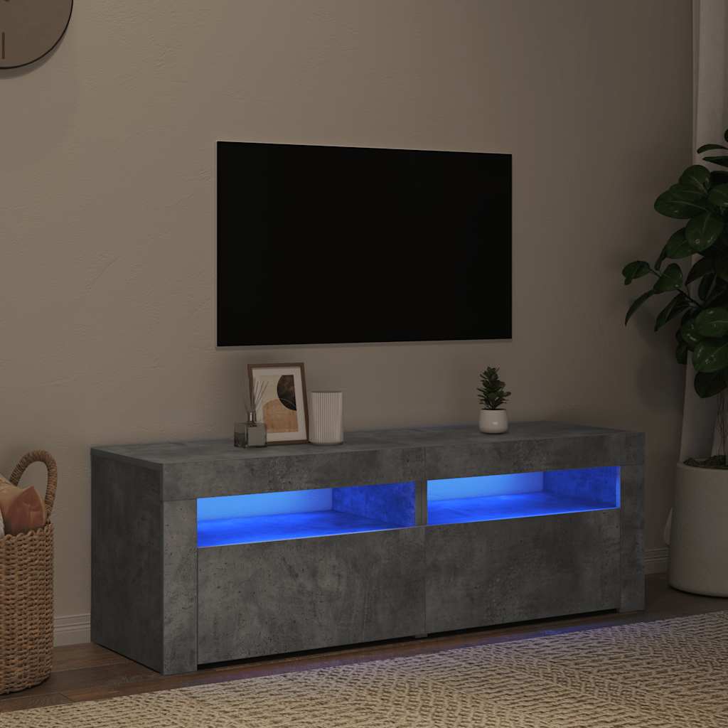 Tv Skříňka S Led Osvětlením 120 X 35 X 40 Cm
