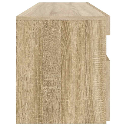 Tv Skříňka S Led Osvětlením Dub Sonoma 90 X 35 X 40 Cm
