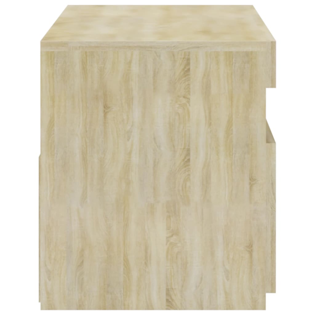Tv Skříňka S Led Osvětlením Dub Sonoma 75 X 35 X 40 Cm
