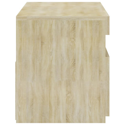 Tv Skříňka S Led Osvětlením Dub Sonoma 75 X 35 X 40 Cm
