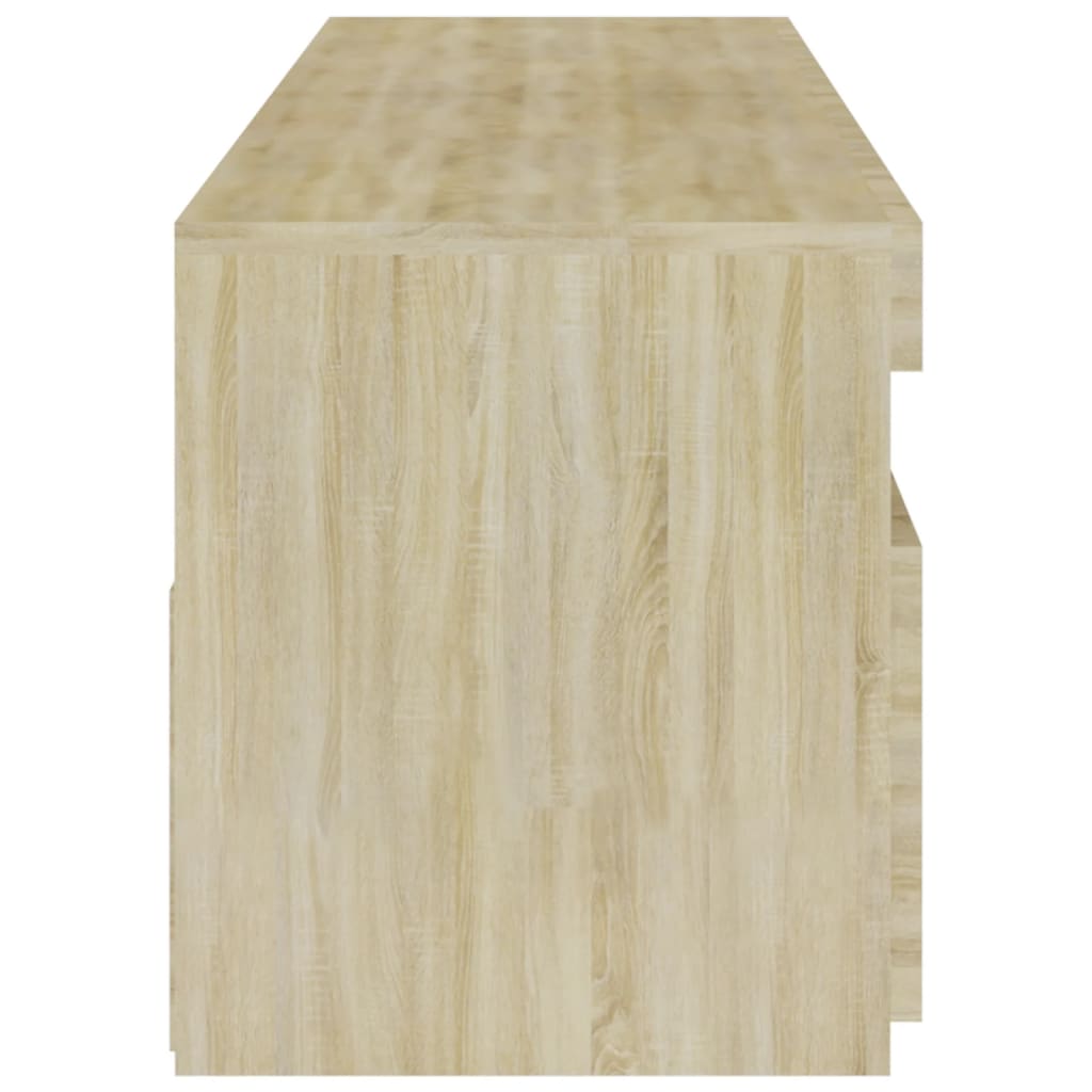 Tv Skříňky S Led Osvětlením 2 Ks Dub Sonoma 75 X 35 X 40 Cm