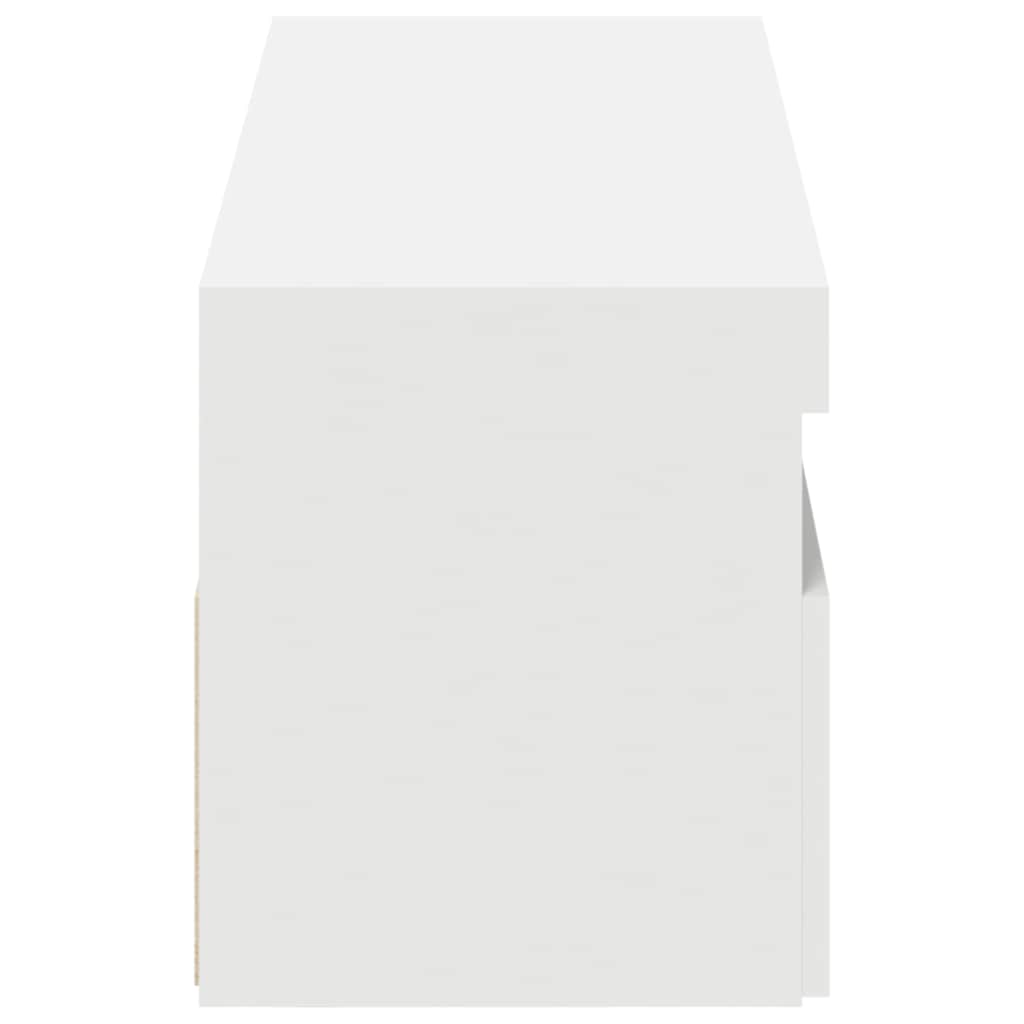 Tv Skříňky S Led Osvětlením 2 Ks Bílé 60 X 35 X 40 Cm