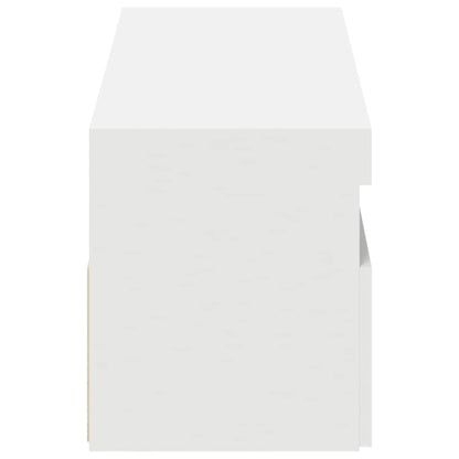 Tv Skříňky S Led Osvětlením 2 Ks Bílé 60 X 35 X 40 Cm