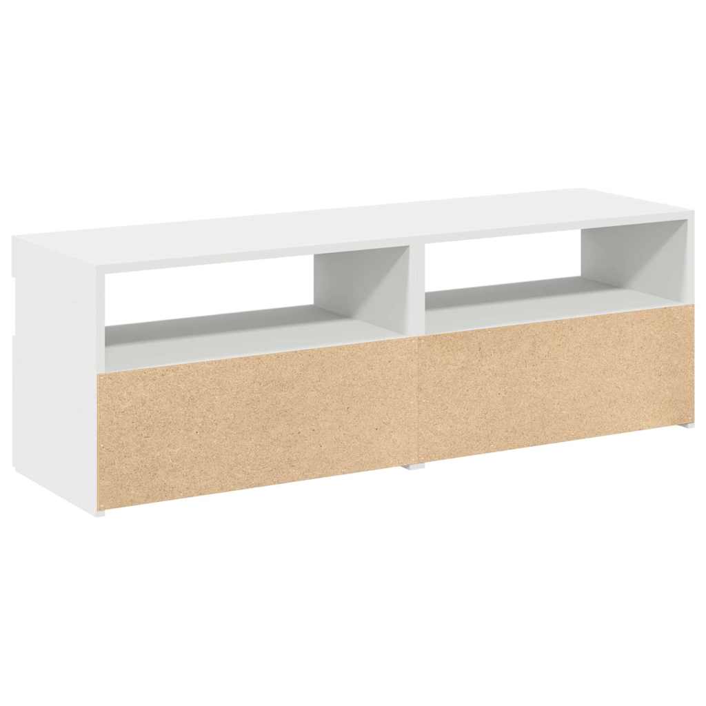 Tv Skříňky S Led Osvětlením 2 Ks Bílé 60 X 35 X 40 Cm