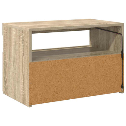 Tv Skříňka S Led Osvětlením Dub Sonoma 60 X 35 X 40 Cm