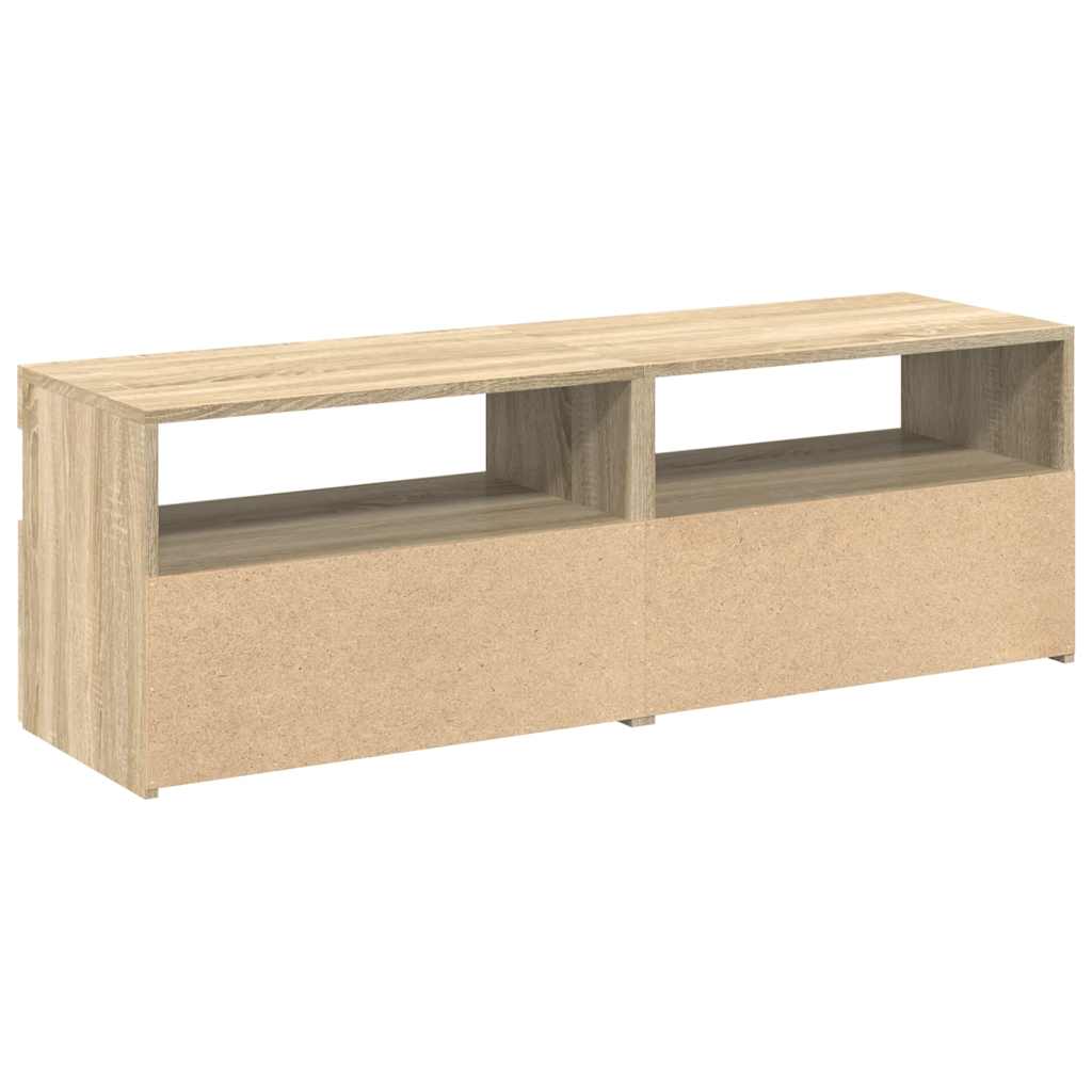 Tv Skříňky S Led Osvětlením 2 Ks Dub Sonoma 60 X 35 X 40 Cm