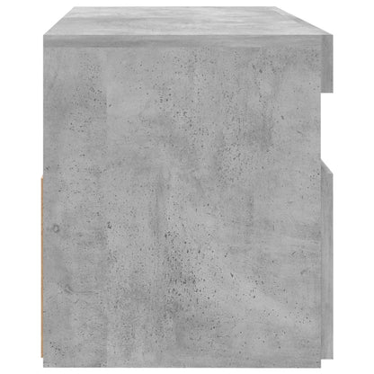 Tv Skříňka S Led Osvětlením Betonově Šedá 60 X 35 X 40 Cm