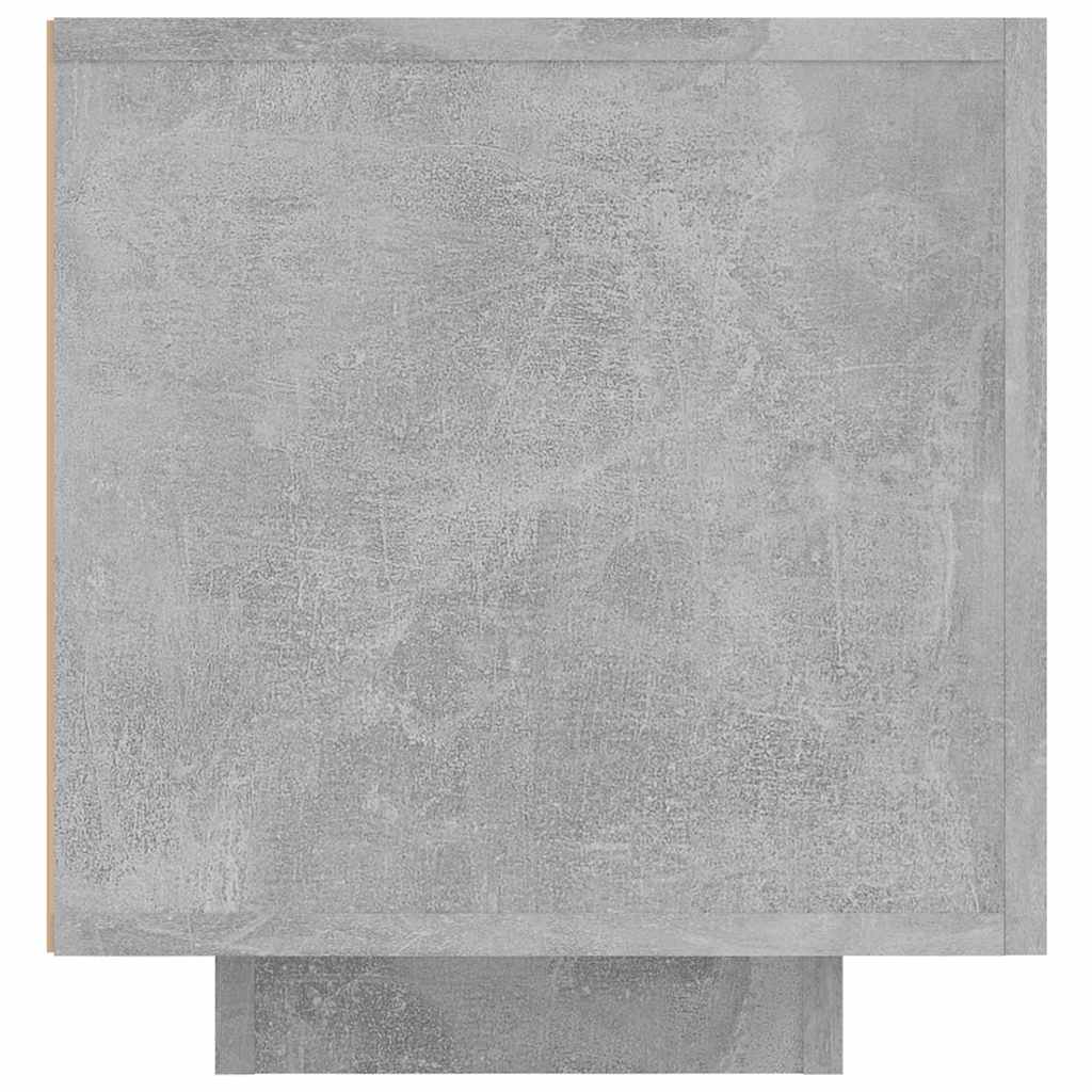 Tv Skříňka S Led Osvětlením Betonově Šedá 160X35X40 Cm