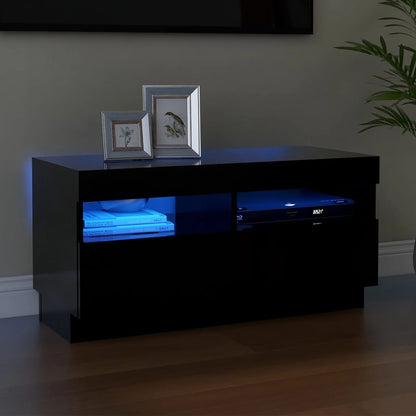 Tv Skříňka S Led Osvětlením 100 X 35 X 40 Cm