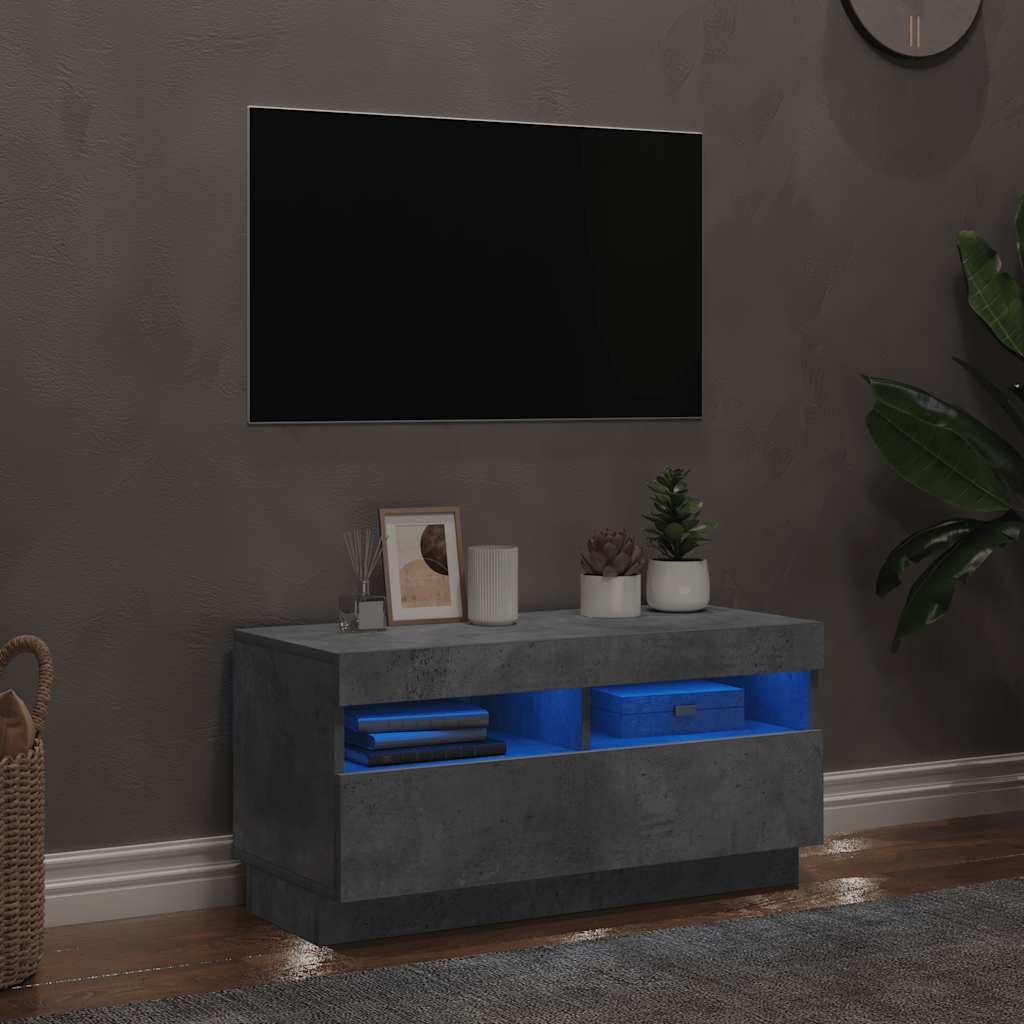 Tv Skříňka S Led Osvětlením 100 X 35 X 40 Cm