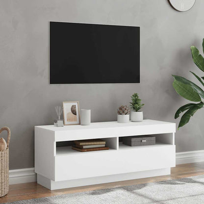 Tv Skříňka S Led Osvětlením 100 X 35 X 40 Cm