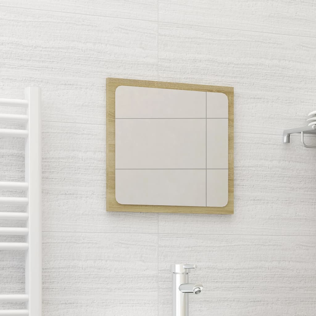 Koupelnové Zrcadlo Bílé Vysoký Lesk 60X1,5X37 Cm Dřevotříska