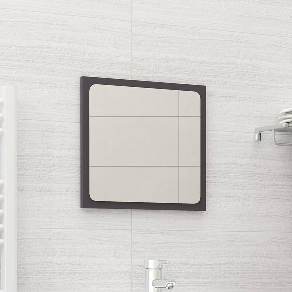 Koupelnové Zrcadlo Bílé Vysoký Lesk 60X1,5X37 Cm Dřevotříska