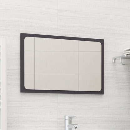 Koupelnové Zrcadlo Bílé Vysoký Lesk 60X1,5X37 Cm Dřevotříska