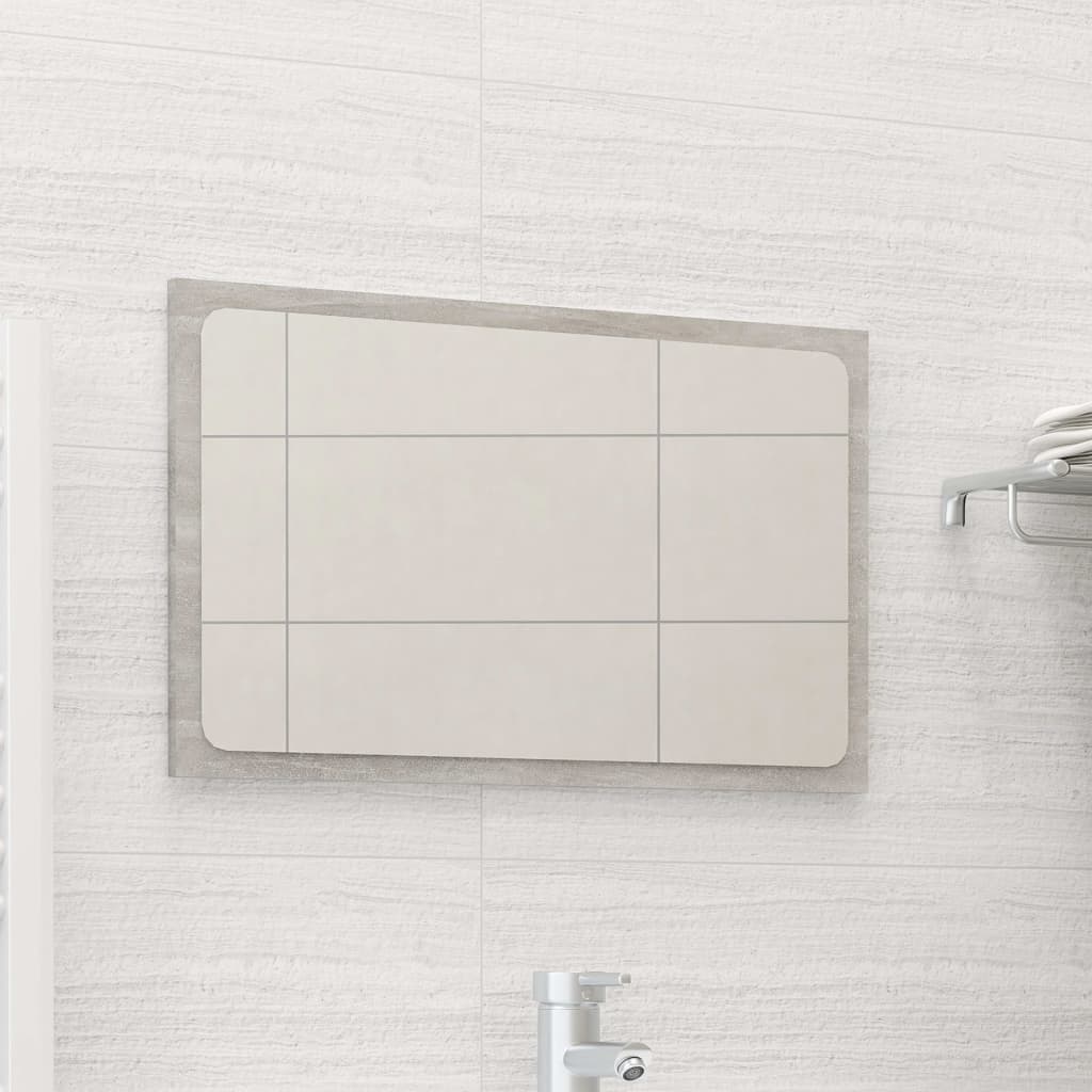 Koupelnové Zrcadlo Bílé Vysoký Lesk 60X1,5X37 Cm Dřevotříska
