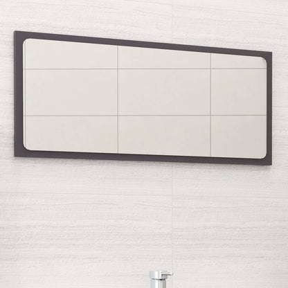 Koupelnové Zrcadlo Bílé Vysoký Lesk 60X1,5X37 Cm Dřevotříska