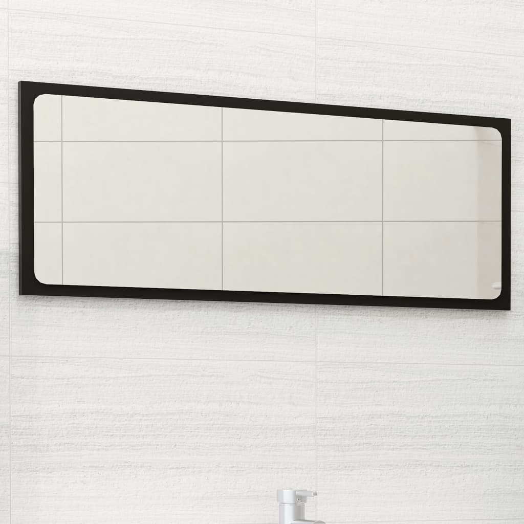 Koupelnové Zrcadlo Bílé Vysoký Lesk 60X1,5X37 Cm Dřevotříska
