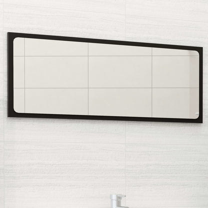 Koupelnové Zrcadlo Bílé Vysoký Lesk 60X1,5X37 Cm Dřevotříska