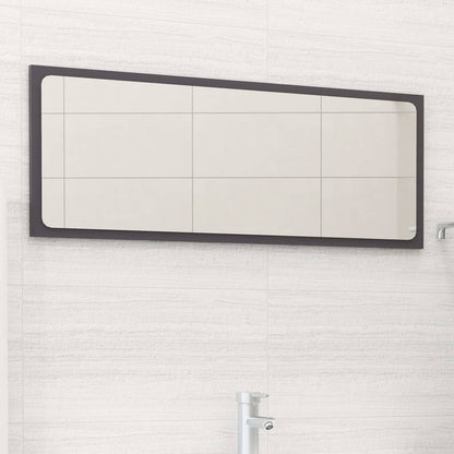 Koupelnové Zrcadlo Bílé Vysoký Lesk 60X1,5X37 Cm Dřevotříska