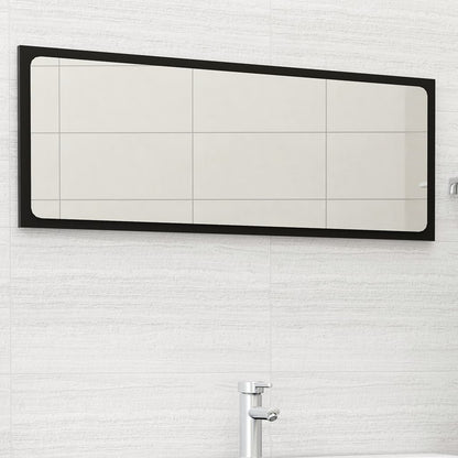 Koupelnové Zrcadlo Bílé Vysoký Lesk 60X1,5X37 Cm Dřevotříska