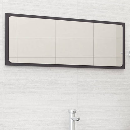 Koupelnové Zrcadlo Bílé Vysoký Lesk 60X1,5X37 Cm Dřevotříska