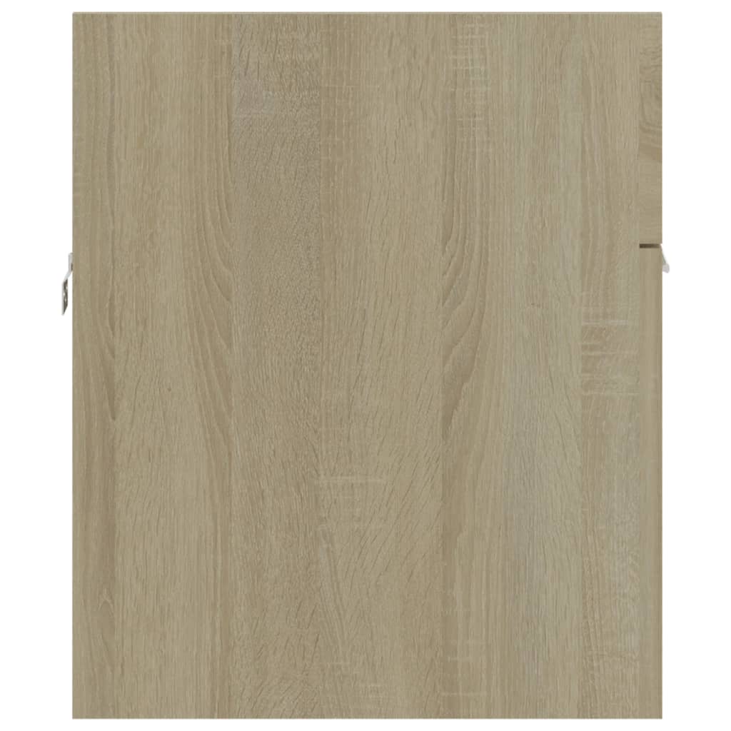 Skříňka Pod Umyvadlo Dub Sonoma 90X38,5X46 Cm Kompozitní Dřevo