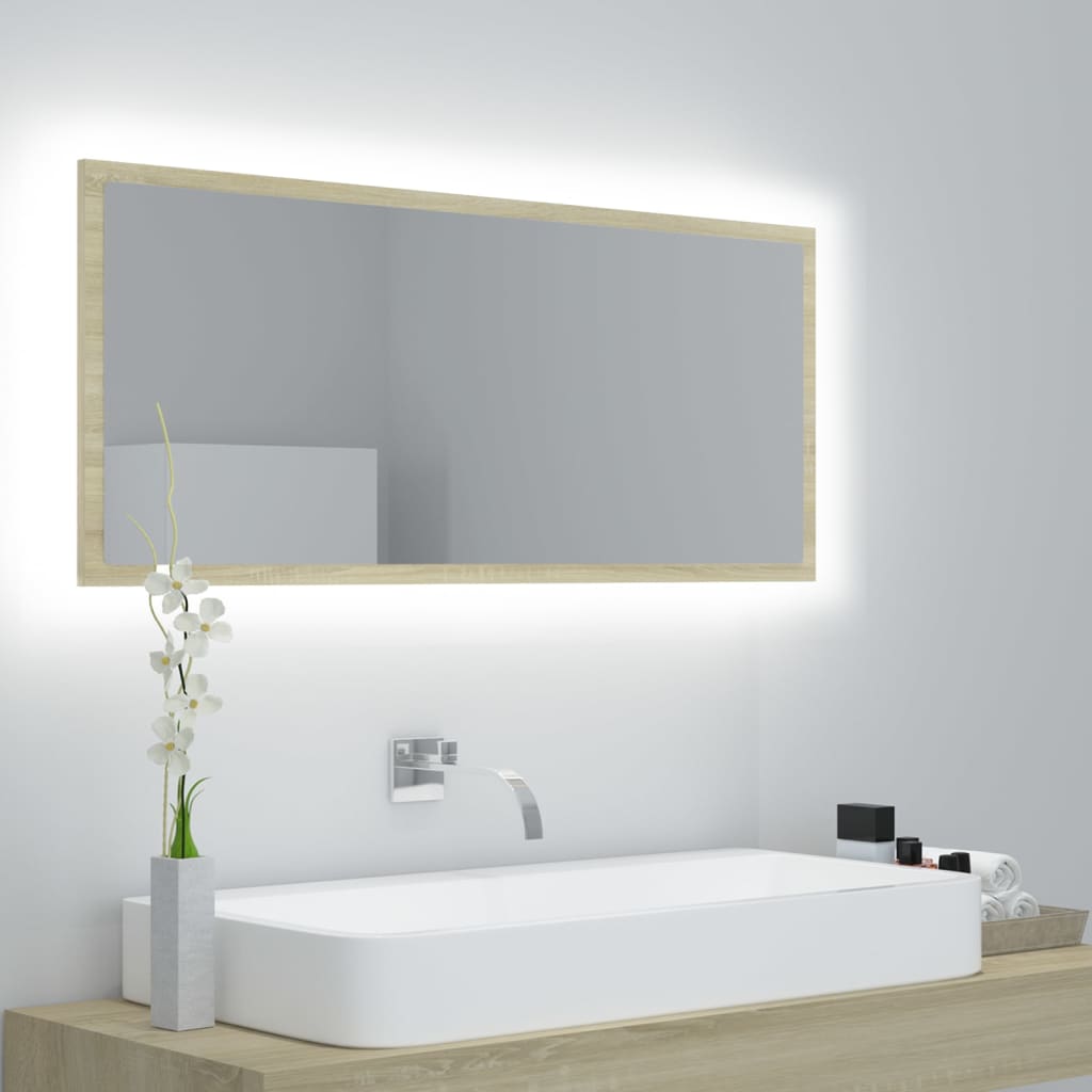 Led Koupelnové Zrcadlo 100 X 8,5 X 37 Cm Akrylové