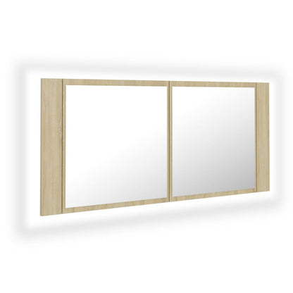 Led Koupelnové Zrcadlo 100 X 12 X 45 Cm Akrylové