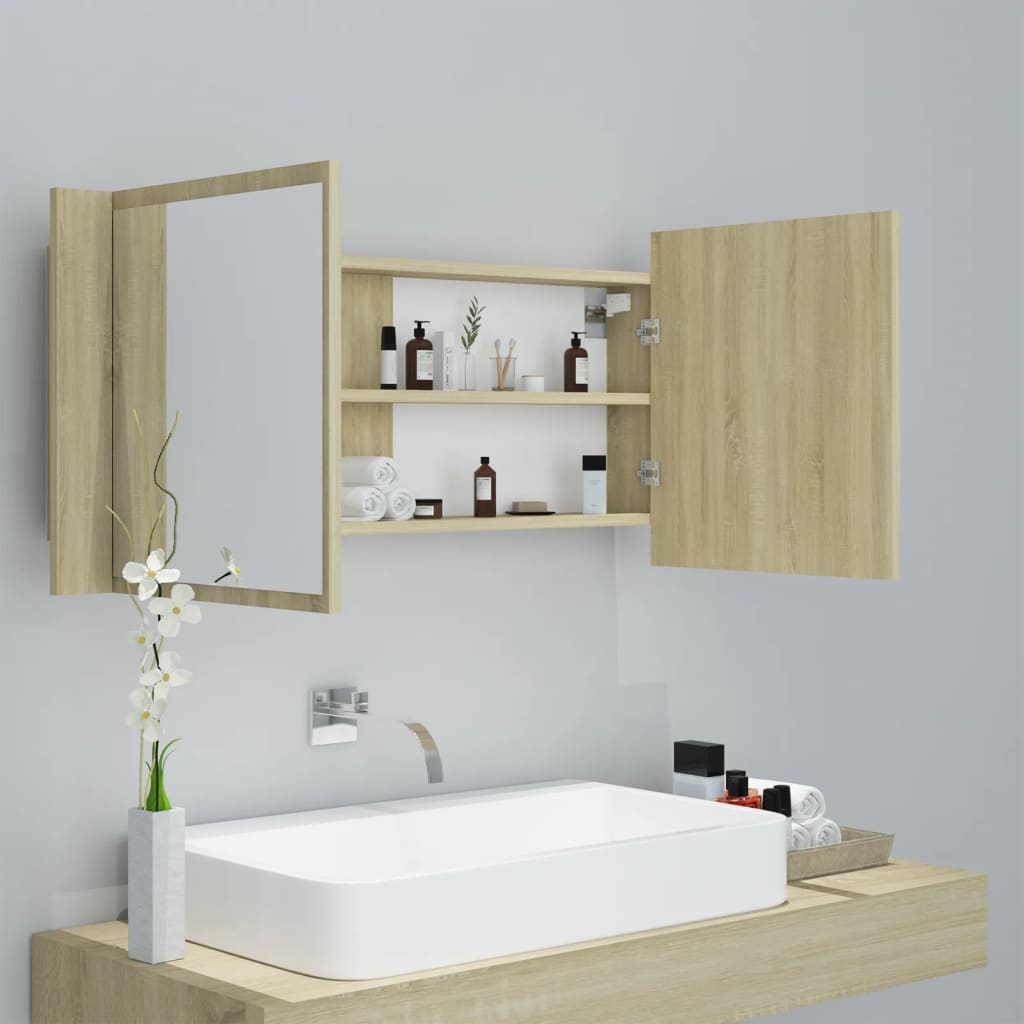 Led Koupelnové Zrcadlo 100 X 12 X 45 Cm Akrylové