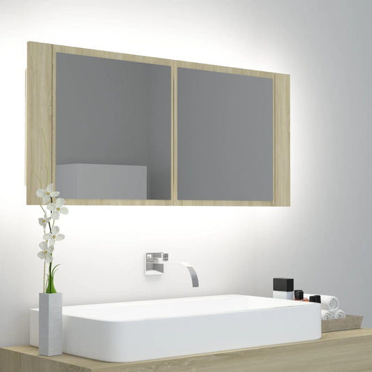 Led Koupelnové Zrcadlo 100 X 12 X 45 Cm Akrylové