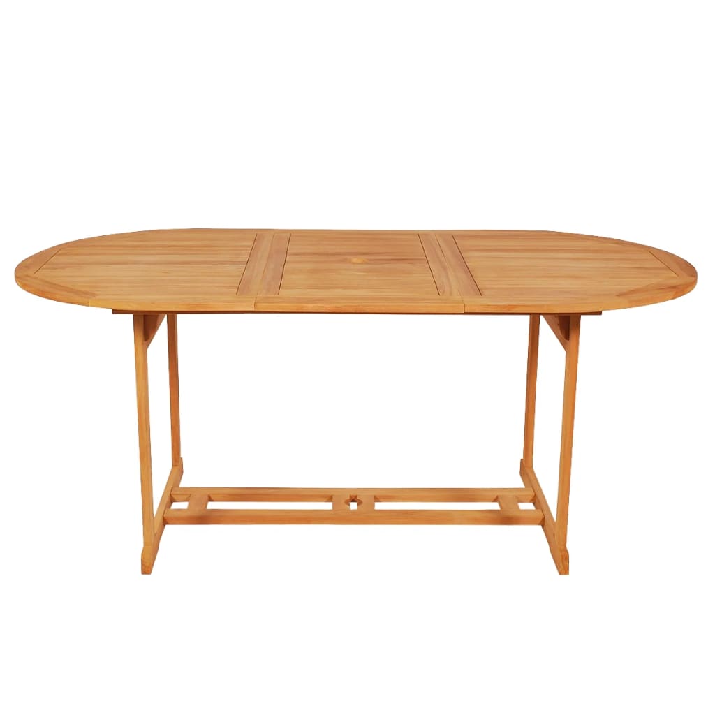 7Dílný Zahradní Jídelní Set Masivní Teakové Dřevo