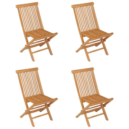 5Dílný Zahradní Jídelní Set Masivní Teakové Dřevo