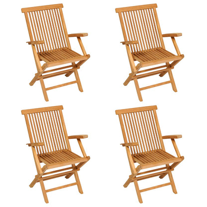 5Dílný Zahradní Jídelní Set Masivní Teakové Dřevo
