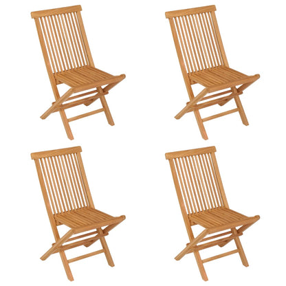 5Dílný Zahradní Jídelní Set Masivní Teakové Dřevo