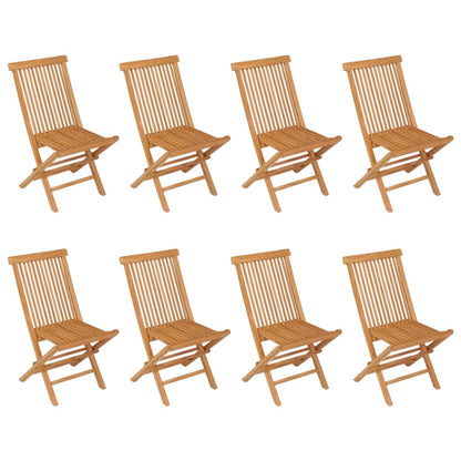 9Dílný Zahradní Jídelní Set Masivní Teakové Dřevo